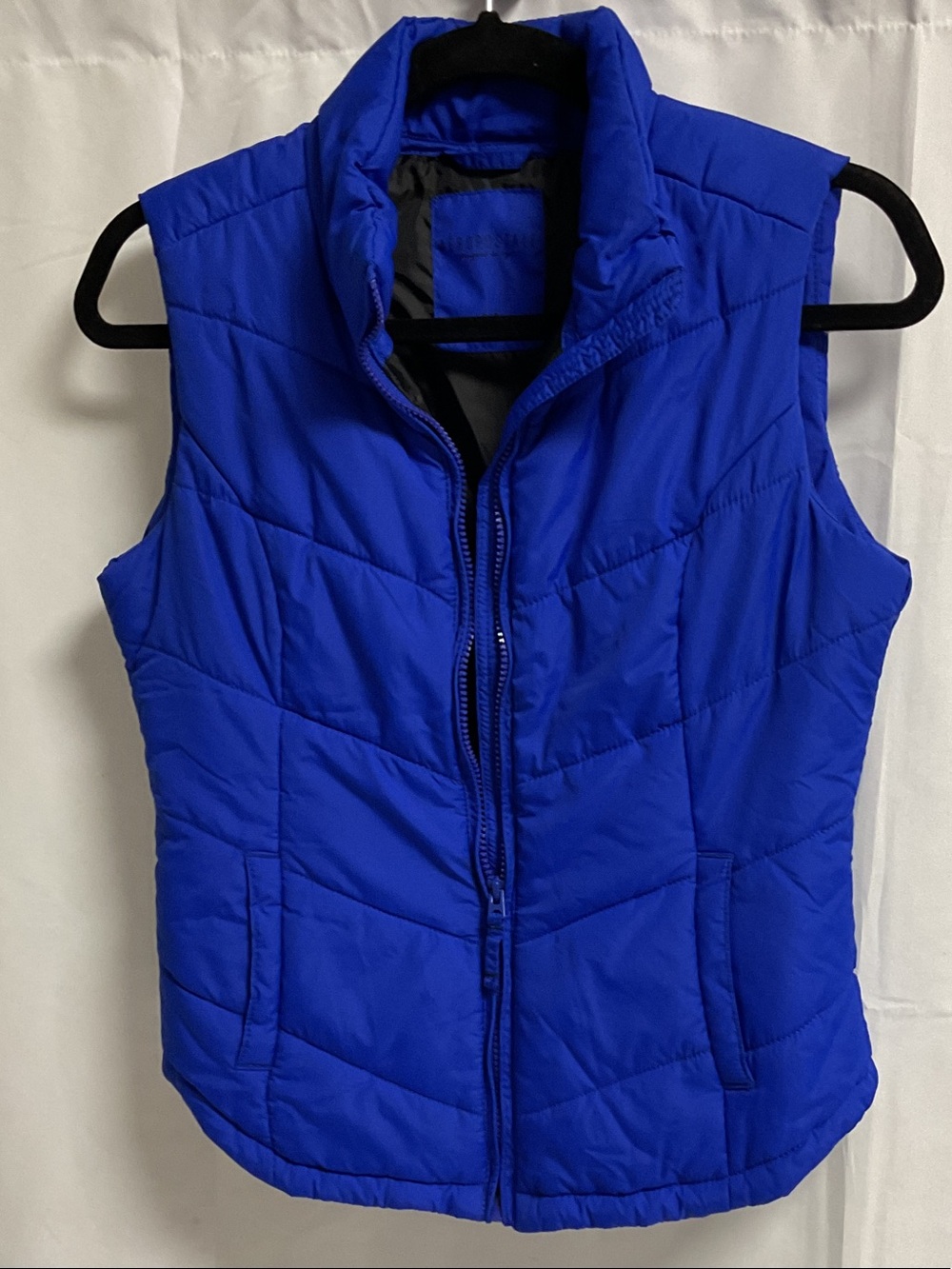 Aeropostale Bright Blue Quilted Puffer Vest